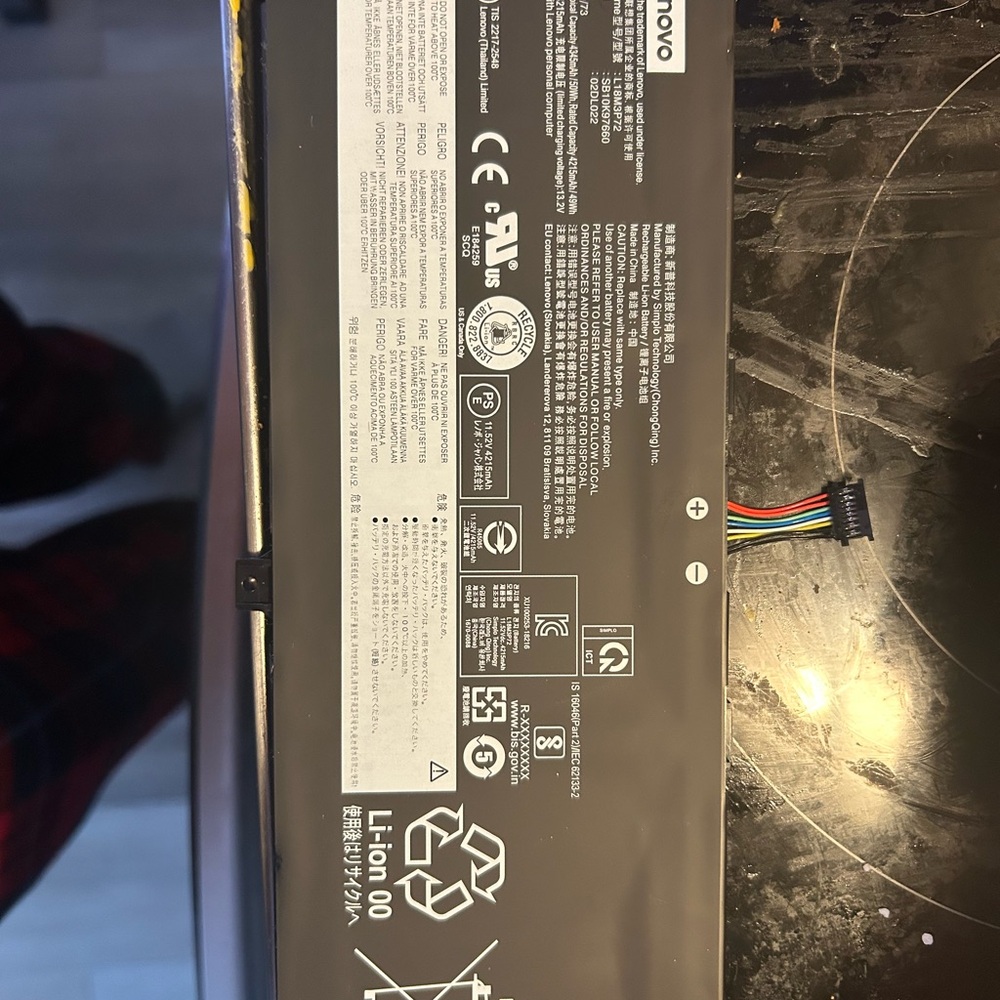 Lenovo Gray Laptop Battery